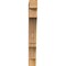 Ekena Millwork Balboa Block Rough Sawn Bracket, Western Red Cedar, 4"W x 22"D x 34"H BKT04X22X34BOA05RWR - alternate 2